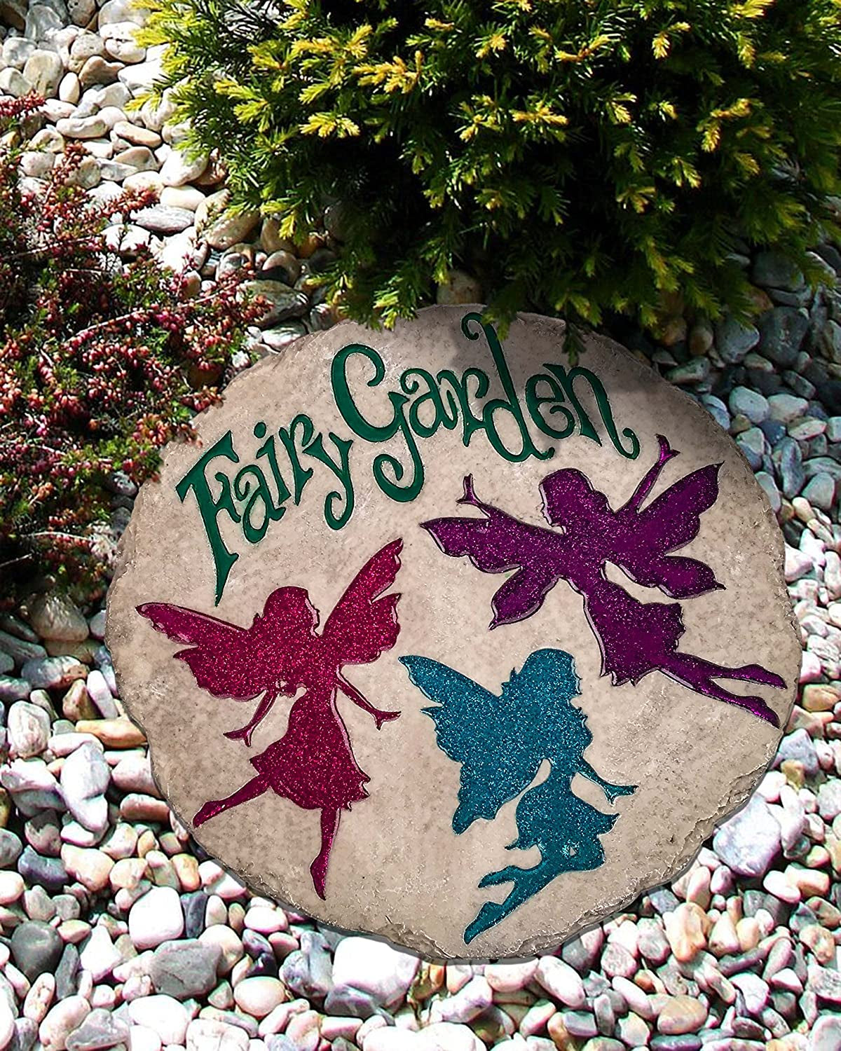 - Garden Décor - Hummingbird Stepping Stone - Decorative Stone for Garden