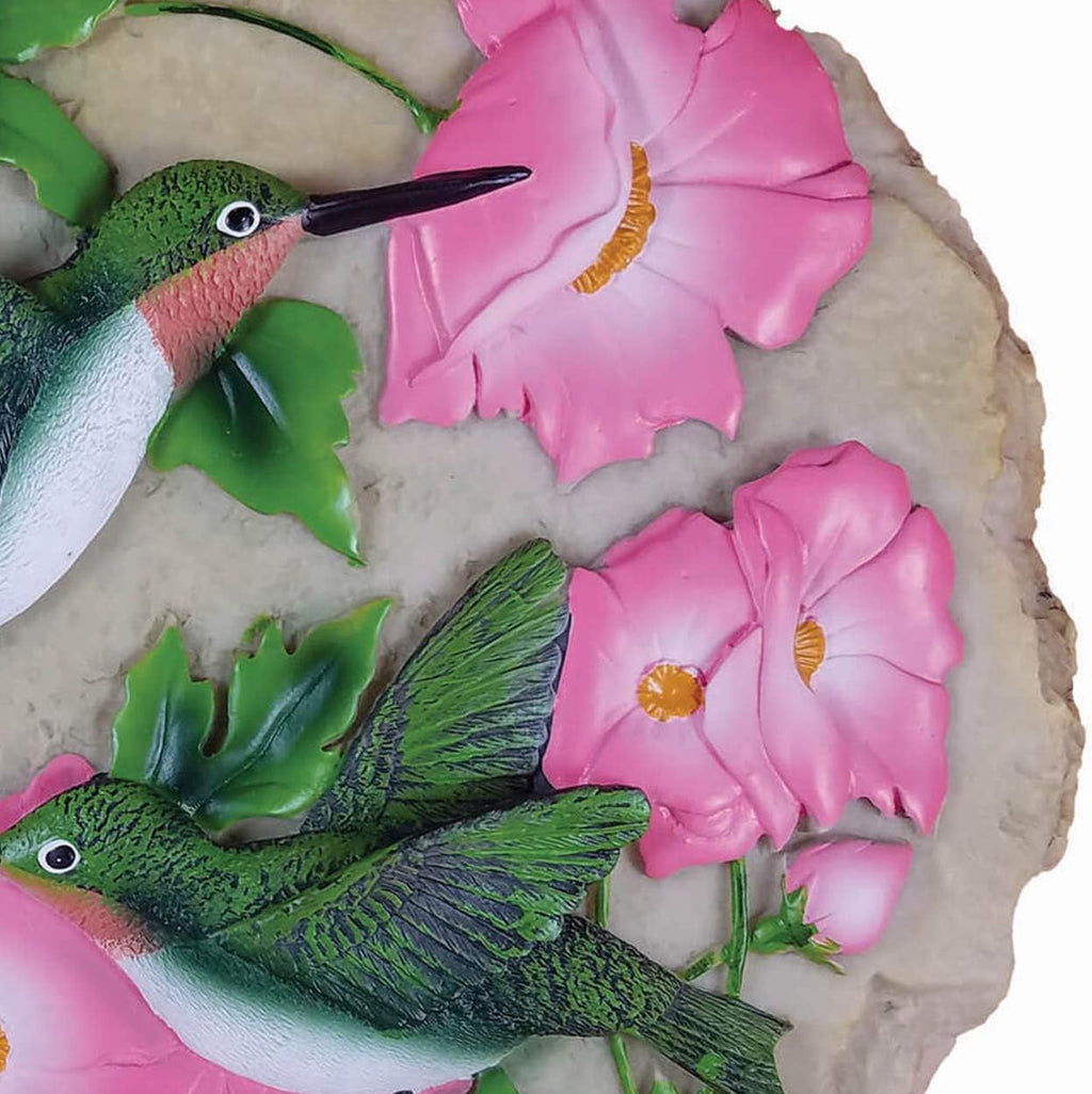 - Garden Décor - Hummingbird Stepping Stone - Decorative Stone for Garden